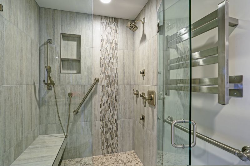 Tile-Free Walk-in Shower